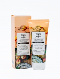 Глубоко очищающая пенка для умывания с экстрактами Персика и Яблока Grace Day Real Fresh Peach & Apple Foam Cleanser